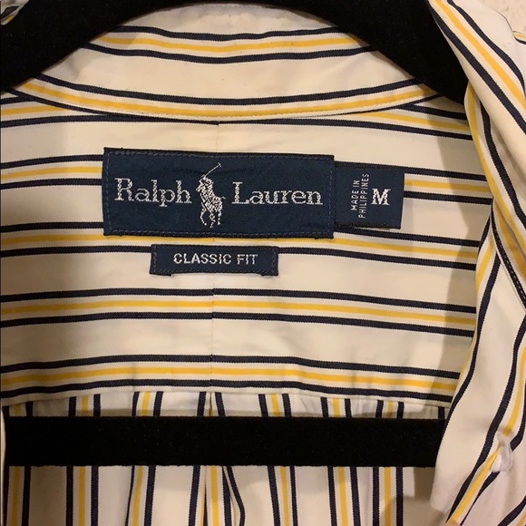 Authentic Ralph Lauren Men’s Dress Shirt, Medium - Picture 2 of 3